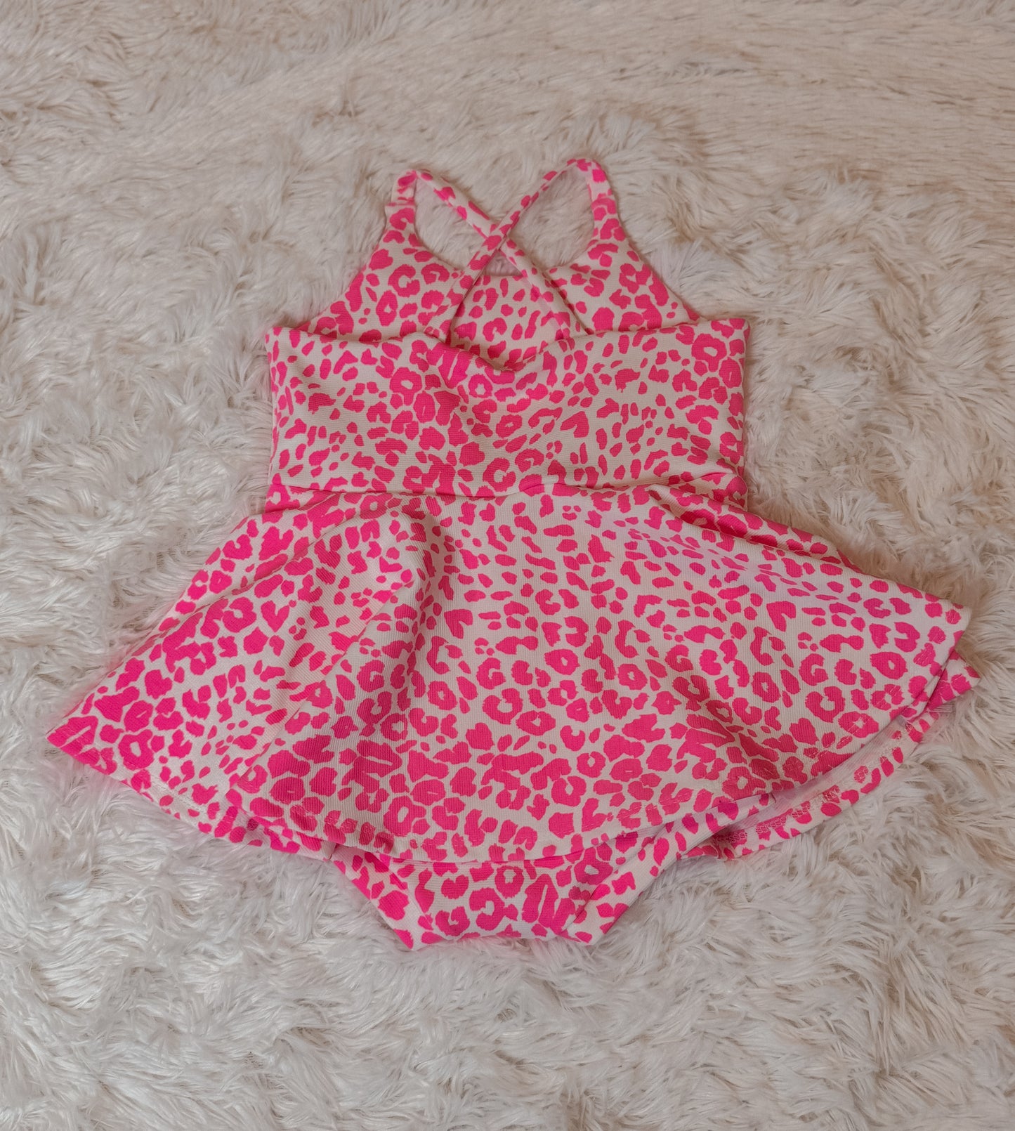 Neon Safari Skirted Leo (RTS) 4T