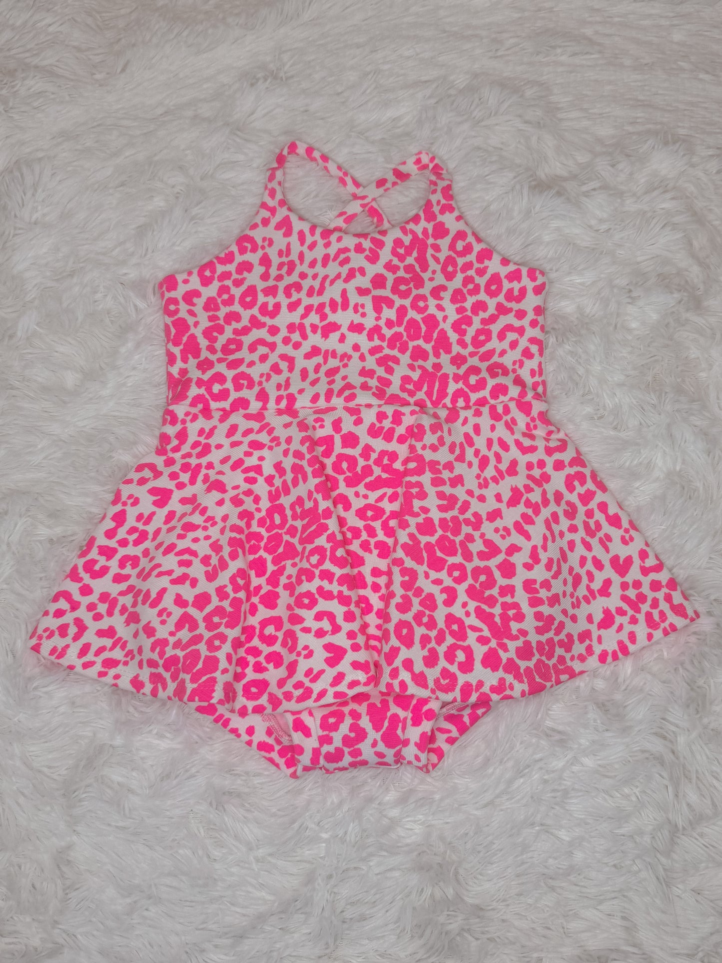 Neon Safari Skirted Leo (RTS) 4T