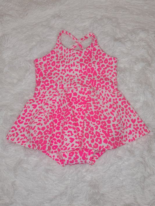 Neon Safari Skirted Leo (RTS) 4T