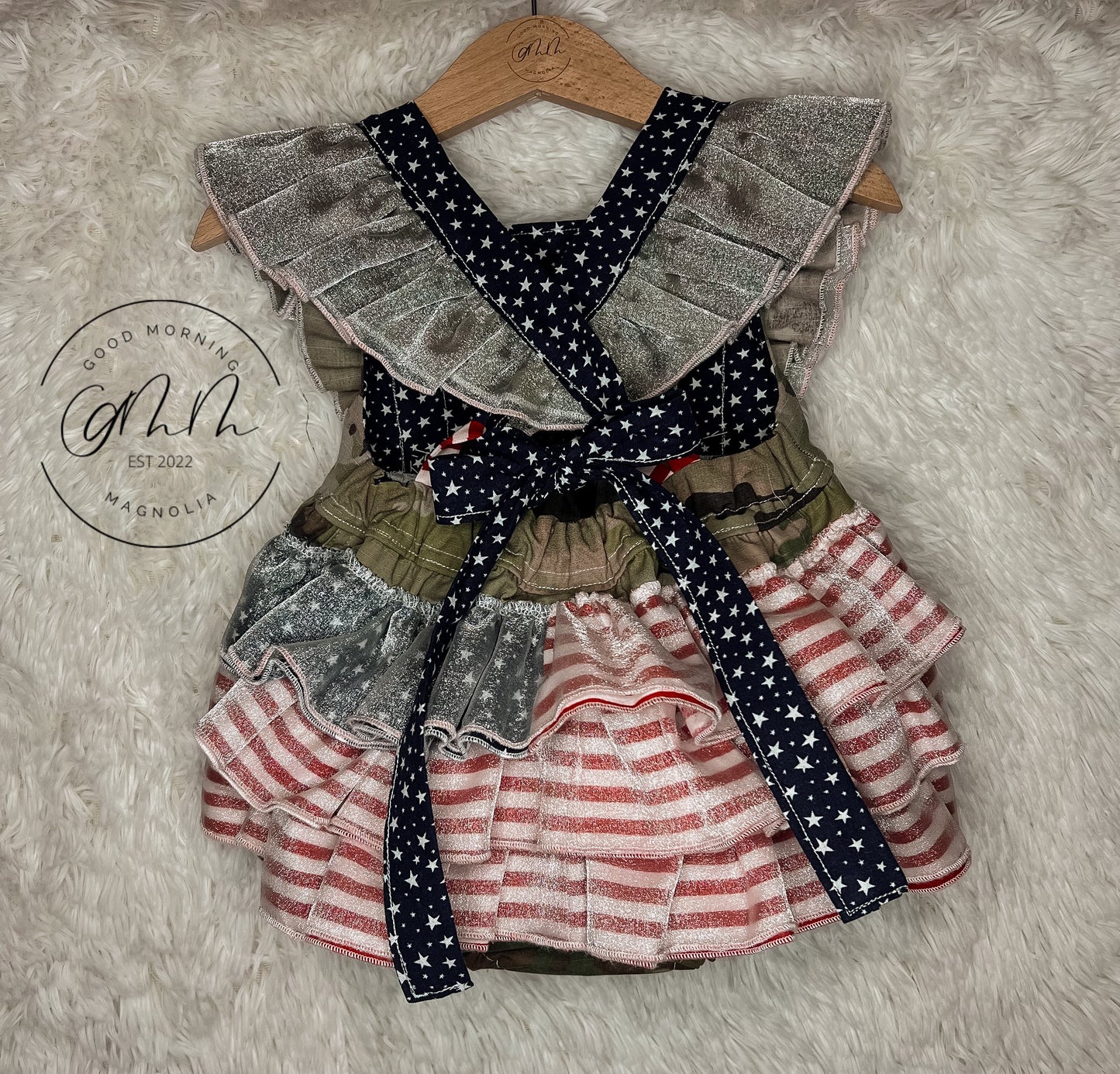 Bluebonnet Romper/Dress (READ DESCRIPTION FOR DETAILS)